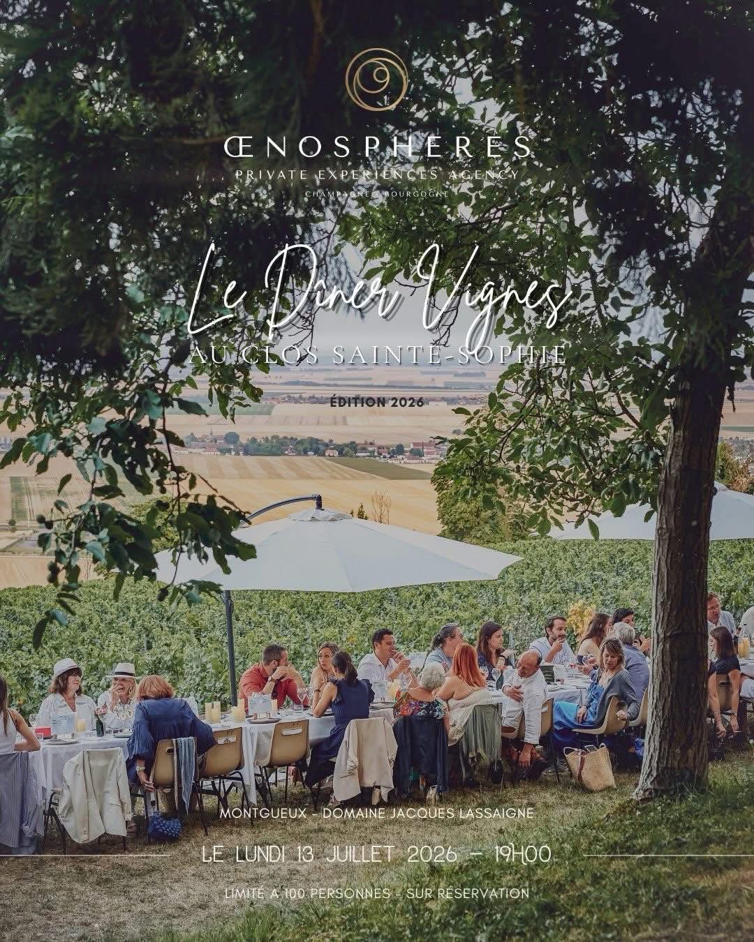 Le dîner vignes by Oenosphères