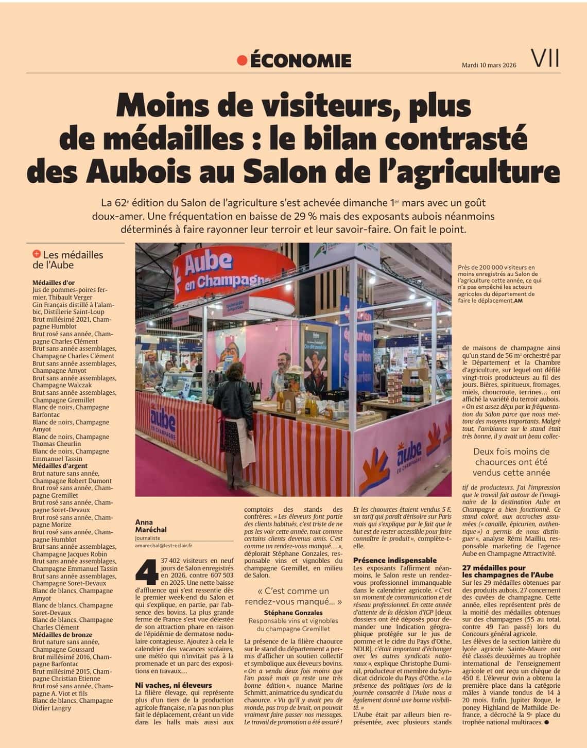 Moins de monde mais plus de médailles !