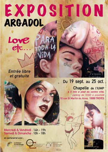 Exposition Love etc… Para Toda La Vida - Argadol, pépite Arts Visuels