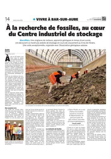 À la découverte de fossiles datés de plus de 100 millions d’années à Morvilliers