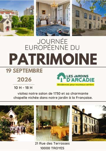 Journée Européenne du Patrimoine aux Jardins d'Arcadie