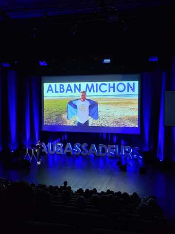 Découvre le Clip de présentation d'Alban Michon, notre 500ème Aubassadeurs.