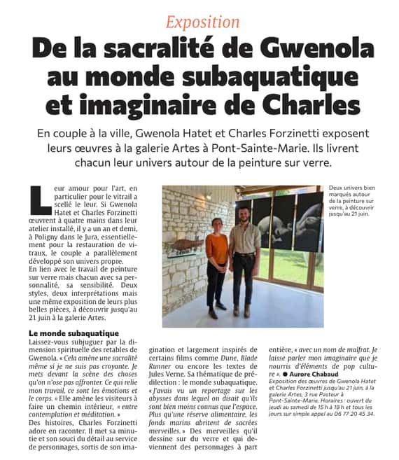 Le subtil mariage de la sacralité et du monde subaquatique