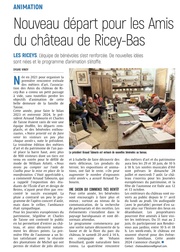 Nouveau départ pour l’association des Amis du château de Ricey-Bas