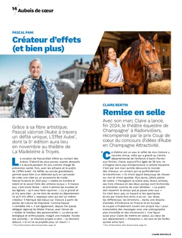 Aubois de Coeur : nos Aubassadeurs Pascal Pani et Claire Bertin.