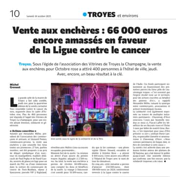 À Troyes, ils rassemblent 66 000 euros pour la Ligue contre le cancer !
