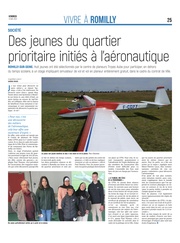 Des jeunes du quartier prioritaire initiés à l'aéronautique.