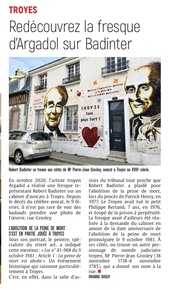 Redécouvrez la fresque d’Argadol sur Robert Badinter, à Troyes