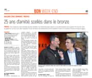 25 ans d’amitié scellés dans le bronze à Troyes