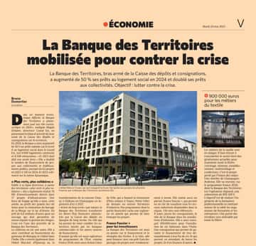 La Banque des Territoires fortement mobilisée pour contrer la crise