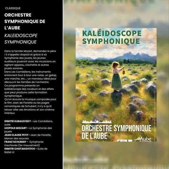 2 concerts Just Classik Famille en VIP avec l'Orchestre Symphonique de l'Aube.