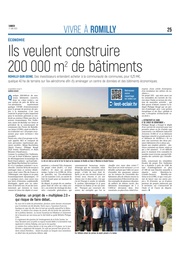 Ils veulent construire 200 000 m2 de bâtiments à Romilly-sur-Seine