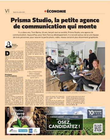 Prisma Studio, la petite agence de communication qui monte