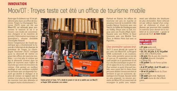 Moov'OT : Troyes teste cet été un office de tourisme mobile