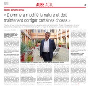 «L’homme a modifié la nature et doit maintenant corriger certaines choses»