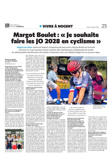 Margot Boulet: « Je souhaite faire les JO 2028 en cyclisme »