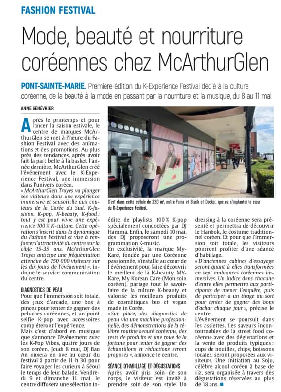 Mode, beauté, nourriture : la culture coréenne s’installe à McArthurGlen !