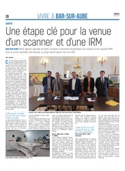 Une étape clé pour la venue d'un scanner et d'une IRM.