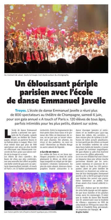 Un éblouissant périple parisien avec l’école de danse Emmanuel Javelle