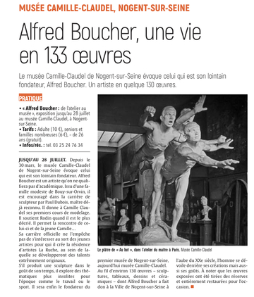 Alfred Boucher, une vie de l’atelier au musée en 133 œuvres