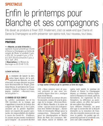 Enfin le printemlps pour Blanche et ses Compagnons .