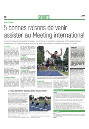 5 bonnes raisons de venir assister au Meeting international d’athlétisme