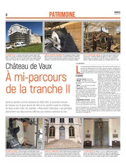 Château de Vaux: à mi-parcours de la tranche II