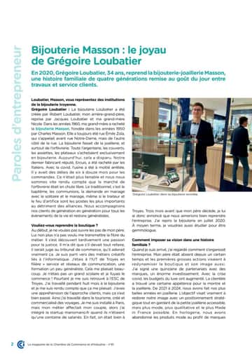 Bijouterie Masson : le joyau de Grégoire Loubatier