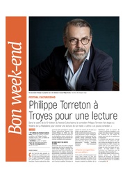 Philippe Torreton à Troyes vendredi 9 juin pour une lecture