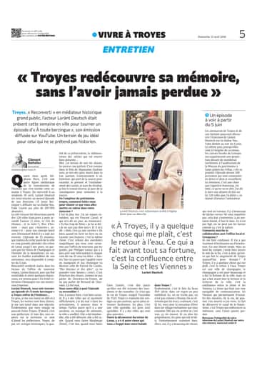 Lorànt Deutsch à Troyes : « Ici, ce n’est pas comme à Disney, c’est vrai »