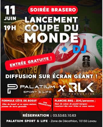 Match d'ouverture de Coupe du monde au Palatium