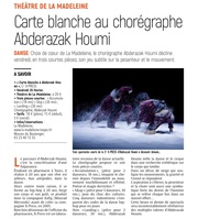 La Madeleine : Carte blanche au chorégraphe Abdezarak Houmi.