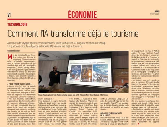 Comment l’IA transforme déjà le tourisme ?