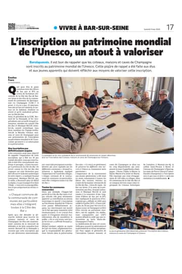 L’inscription au patrimoine mondial de l’Unesco, un atout à valoriser