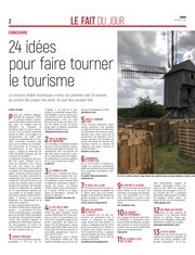 24 idées pour faire tourner le tourisme.