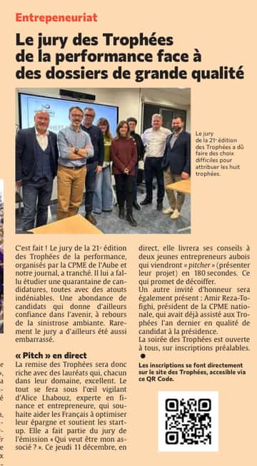 Le jury des Trophées de la performance face à des dossiers de grande qualité