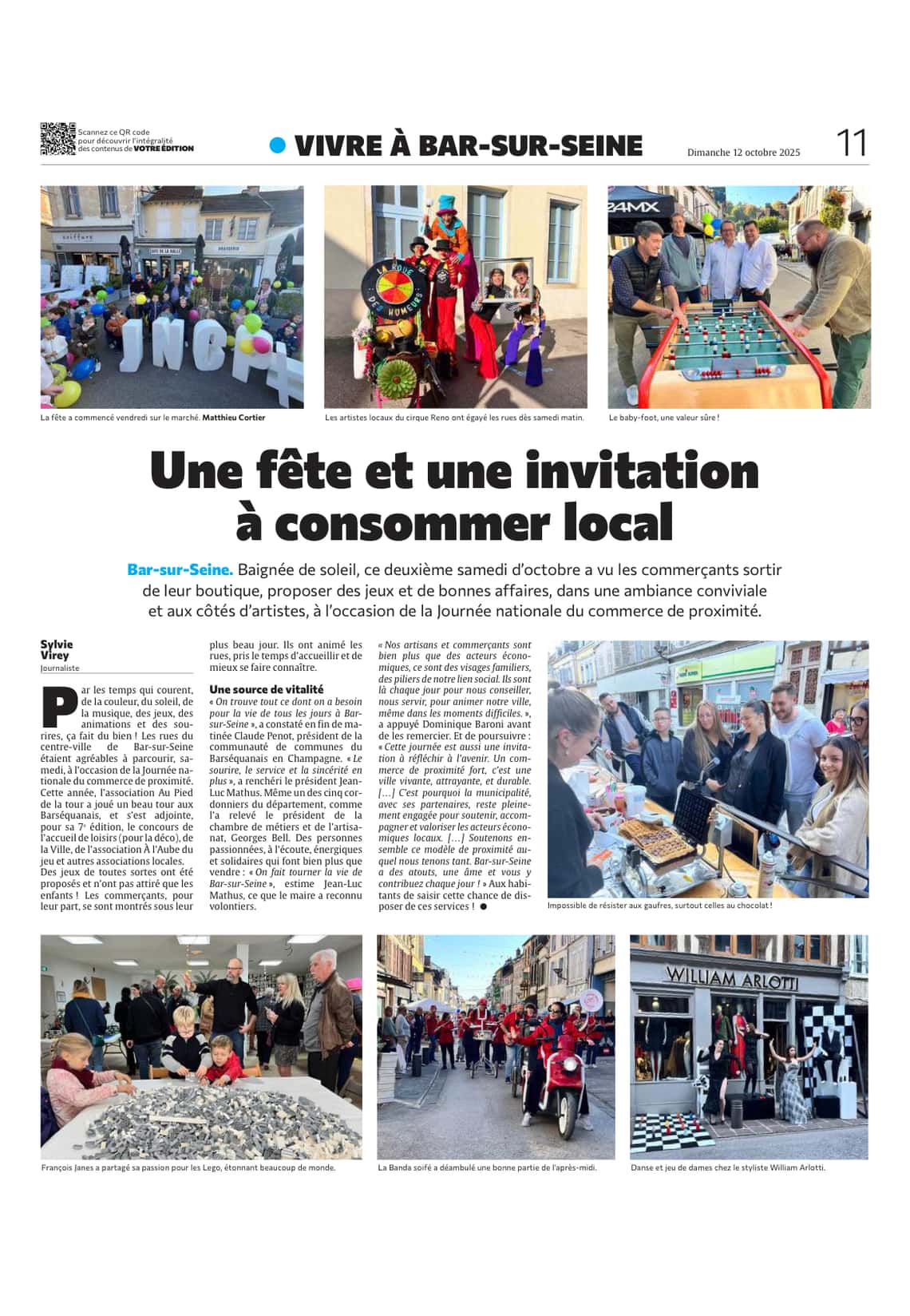 Une fête et des jeux pour inviter à consommer local à Bar-sur-Seine