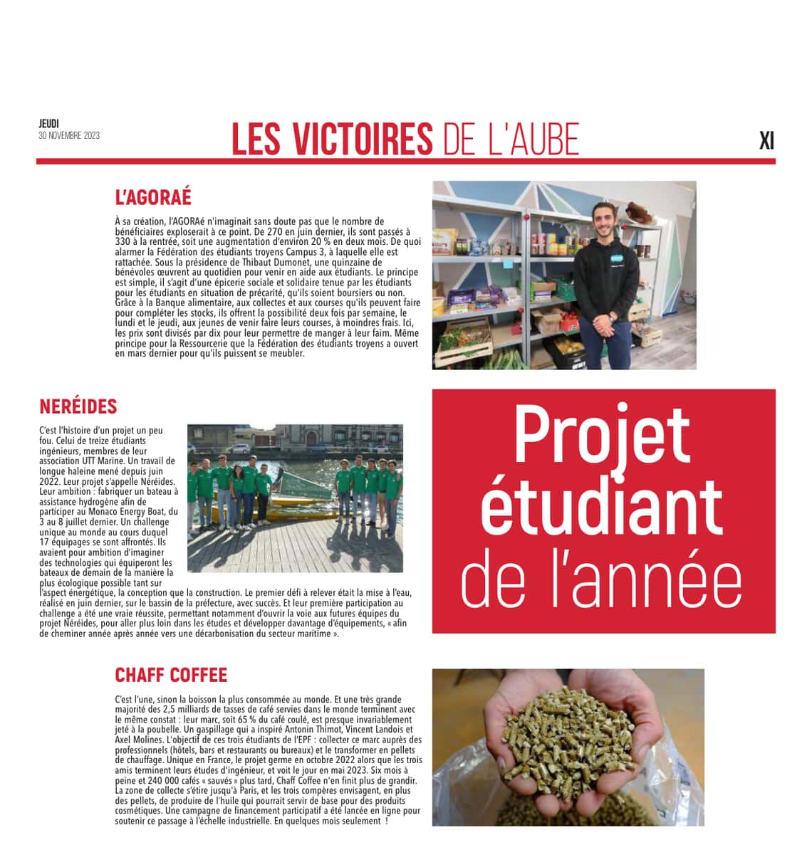 Ils et elles font briller l'Aube.