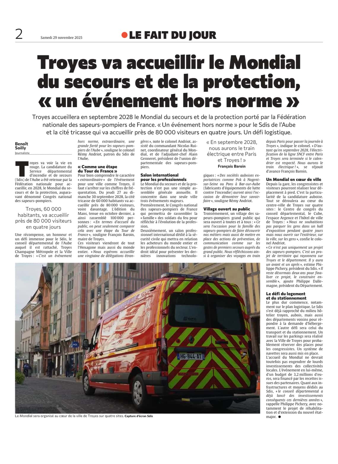 Troyes va accueillir « un événement hors norme », le Mondial du secours