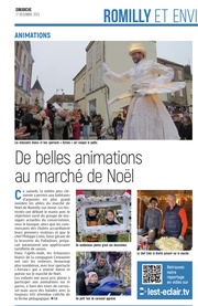 De belles animations au marché de Noël de Romilly-sur-Seine