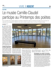 Le musée Camille-Claudel participe au Printemps des poètes !