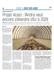 Projet Acaci : l’Andra veut étendre sa capacité .