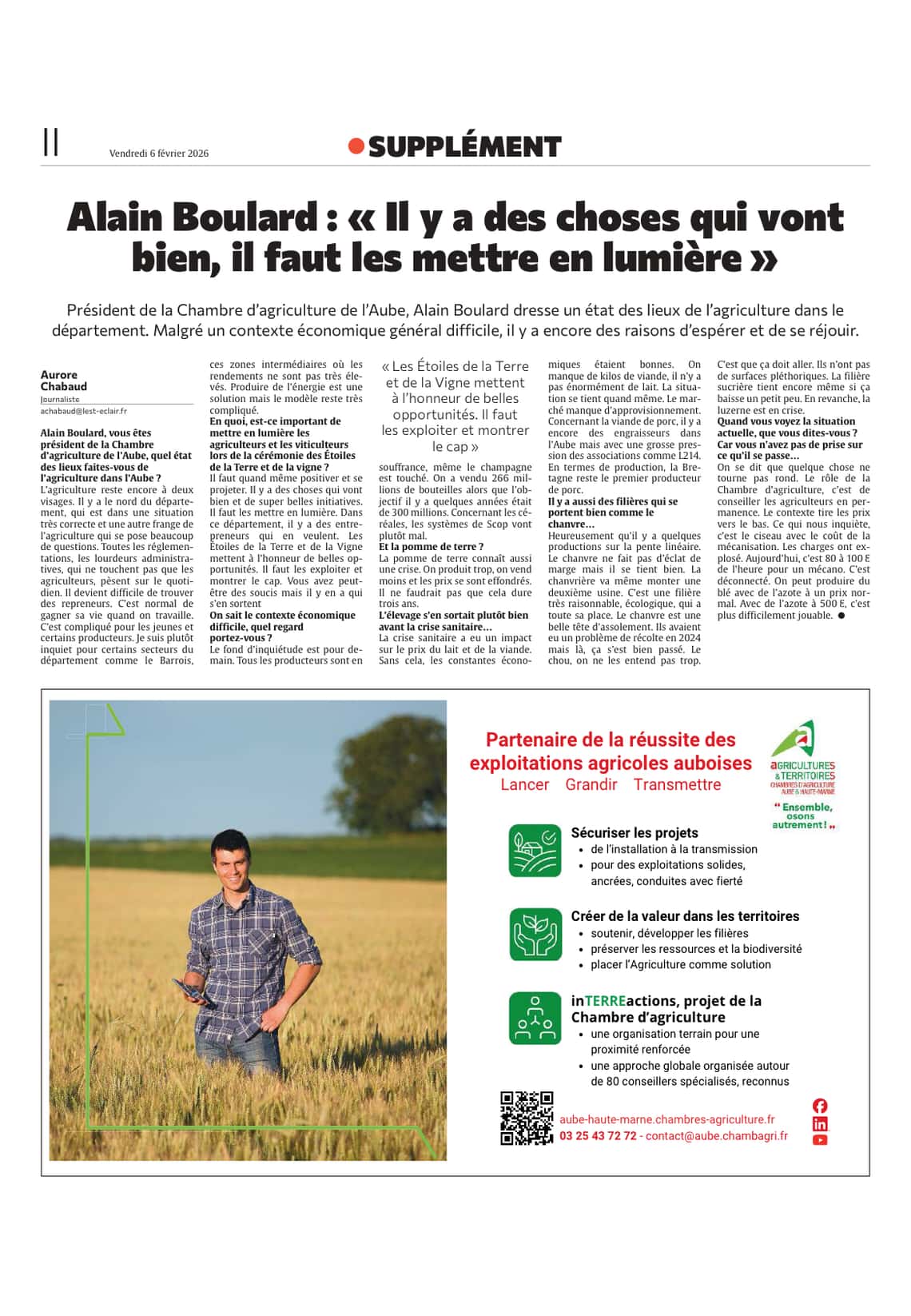 Supplément spécial « Les étoiles de la Terre et de la Vigne »