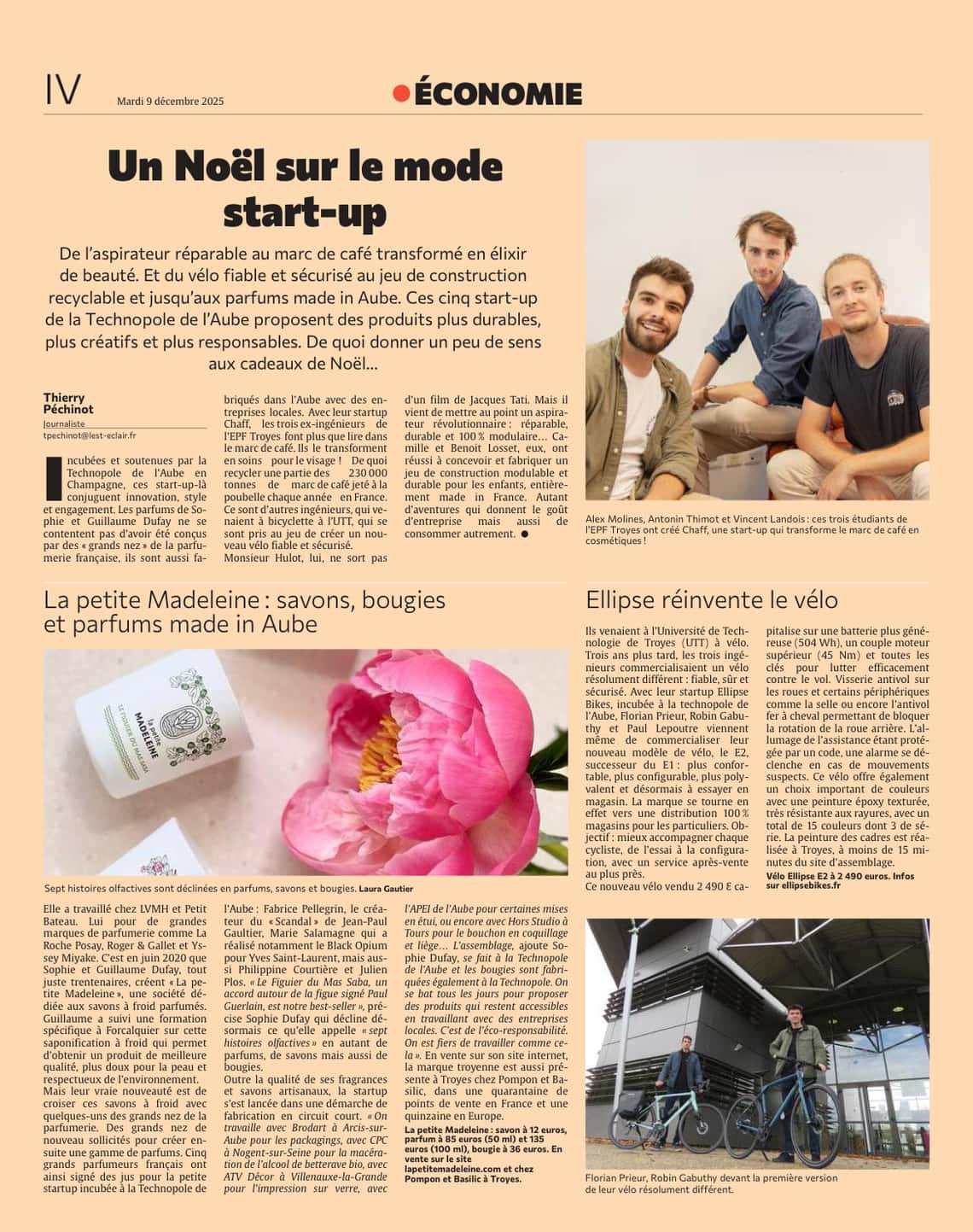 Des idées cadeaux avec les start-up de la Technopole de l’Aube