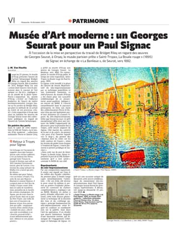 le musée d’Orsay «emprunte» une œuvre du musée d’Art moderne de Troyes