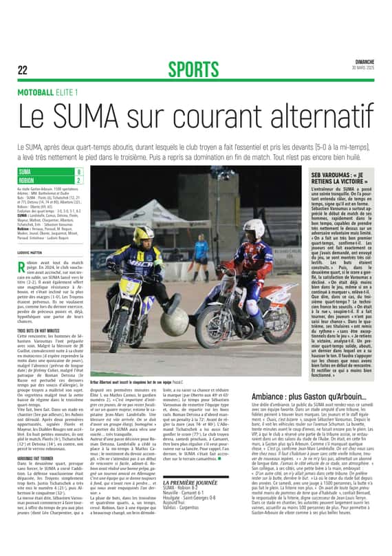 Le SUMA sur courant alternatif