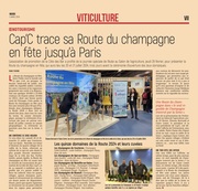 Cap'C trace sa Route du champagne en fête jusqu'à Paris