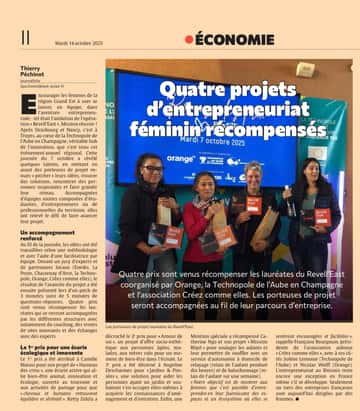 Qautre projets d'entrepreneuriat féminin récompensés