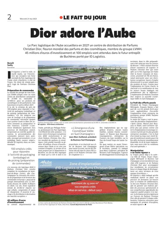 Dior adore l'Aube !
