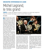Orchestre Symphonique de l'Aube : Michel Legrand, le très grand.